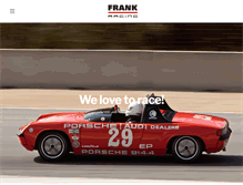 Tablet Screenshot of frankracing.com